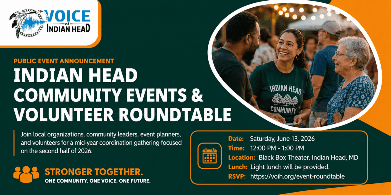 Indian Head Community Events & Volunteer Roundtable