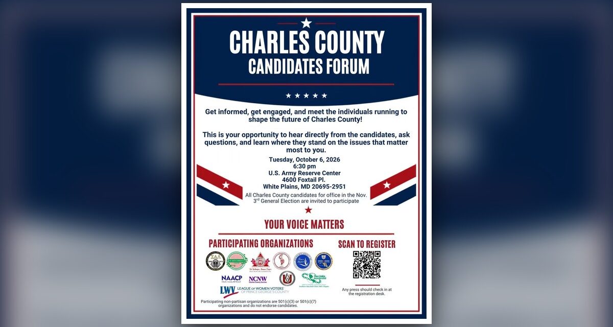 Charles County Candidates Forum