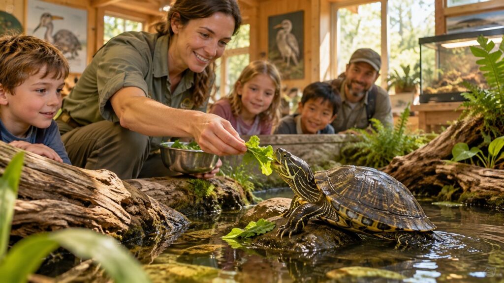 Reptile Feeding at Smallwood State Park