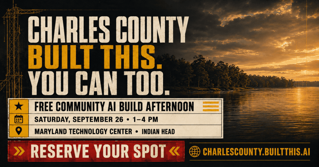 Charles County Built This: A Community AI Build Afternoon
