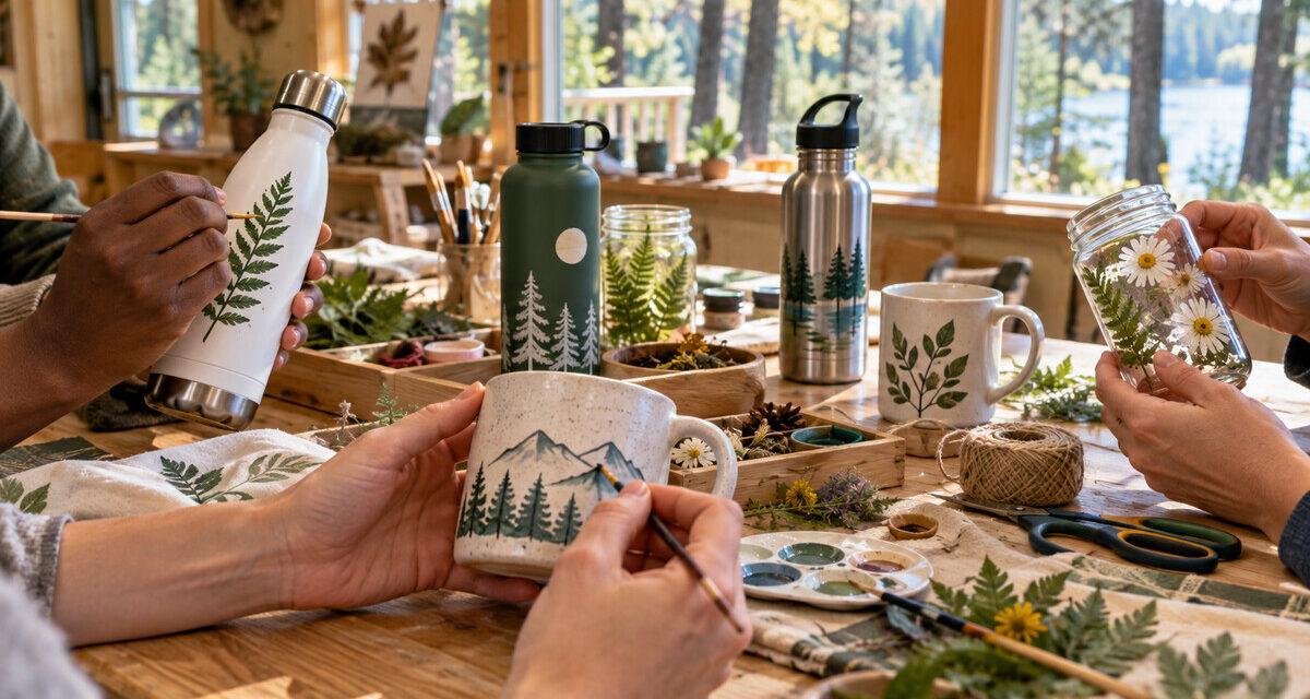 Sustainable Smallwood: Bottle Decorating