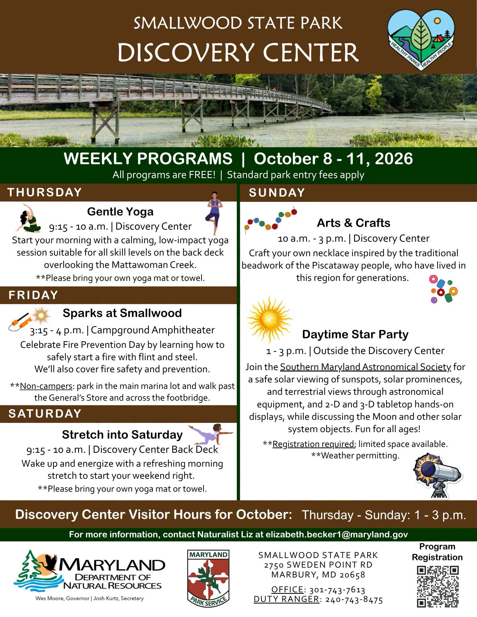 Arts & Crafts: Craft a Necklace flyer