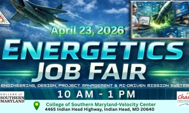 Opportunity Close to Home: Energetics Job Fair Comes to Indian Head on April 23
